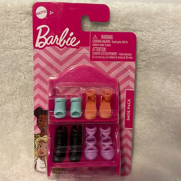 Mattel Toys New Barbie Shoe Pack 4 Pair Wrack Poshmark